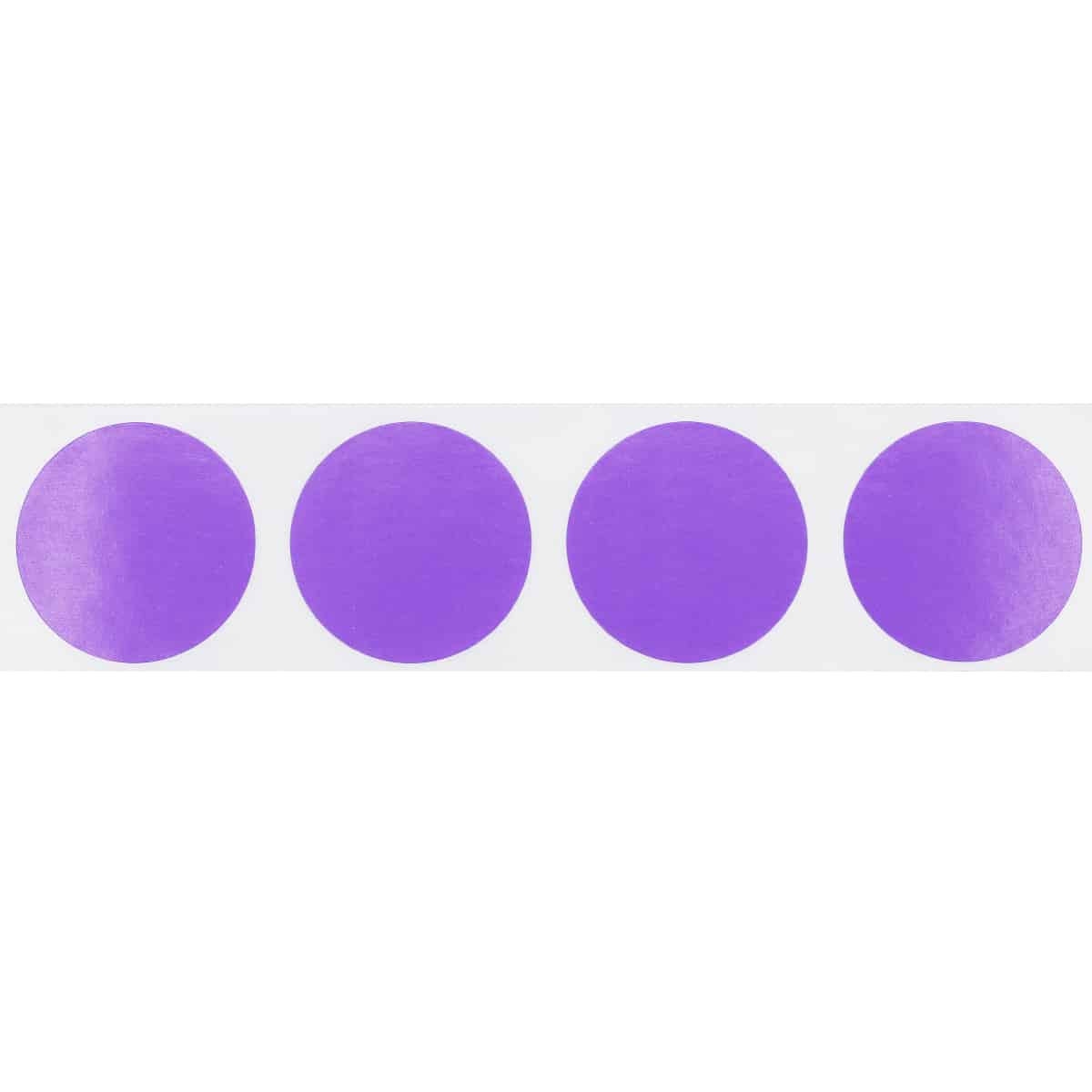 Purple Labels 1.5" Round QTY 500 Purple Labels 1.5" Round QTY 500