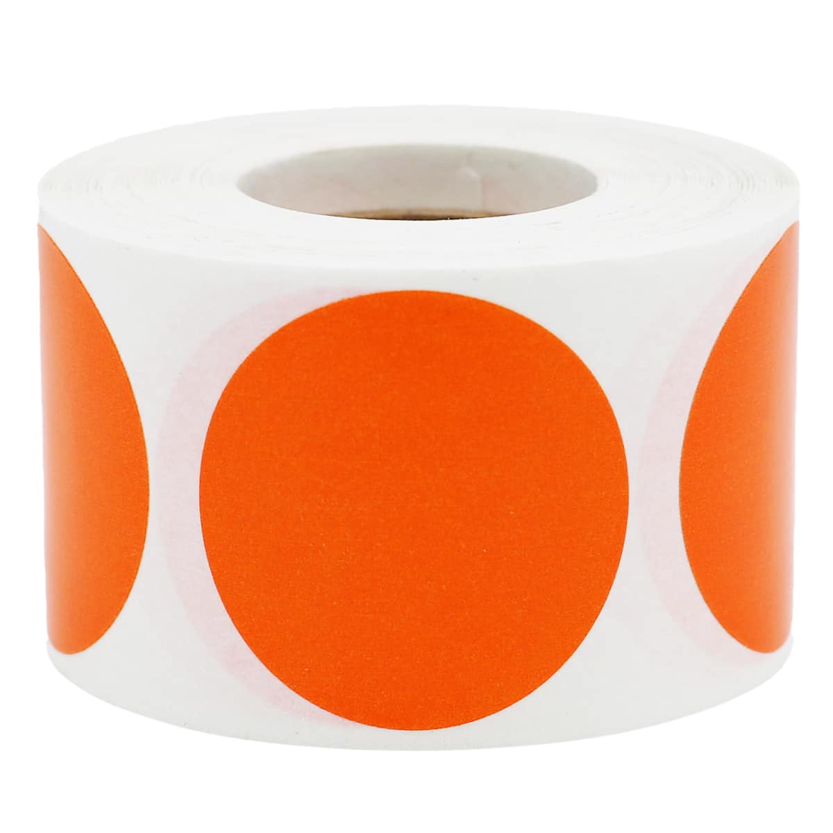 Orange Labels 1.5" Round QTY 500 Orange Labels 1.5" Round QTY 500