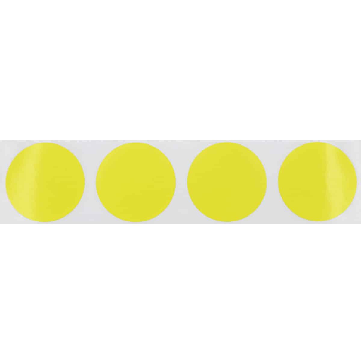 Hot Yellow Labels 1.5" Round QTY 500 Hot Yellow Labels 1.5" Round QTY 500