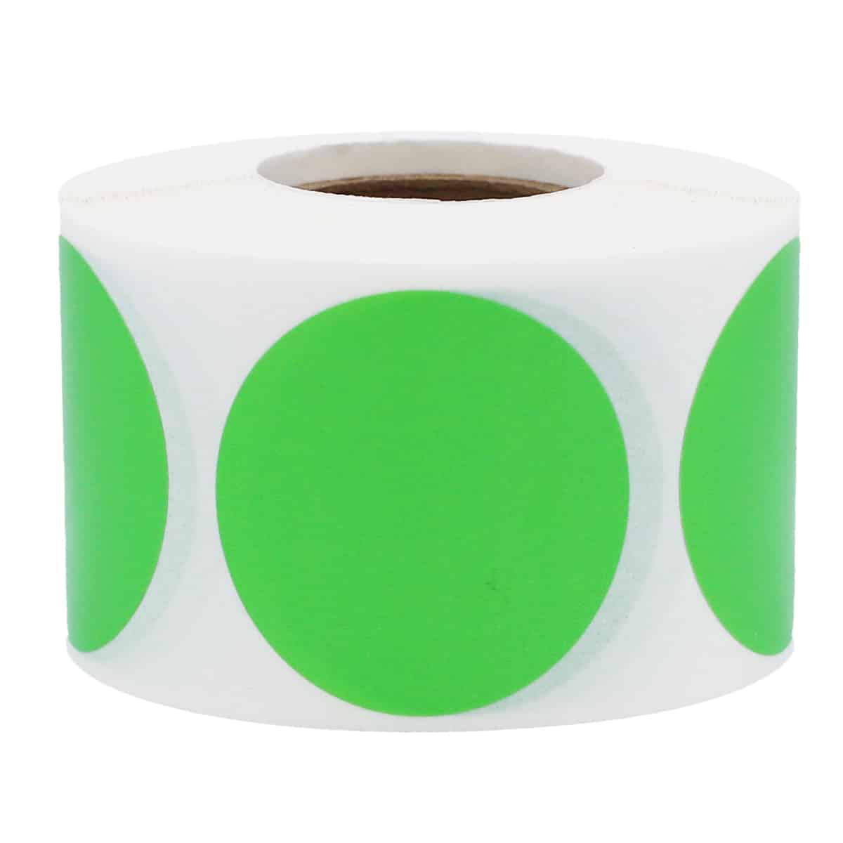 Light Green Labels 1.5" Round QTY 500 Light Green Labels 1.5" Round QTY 500