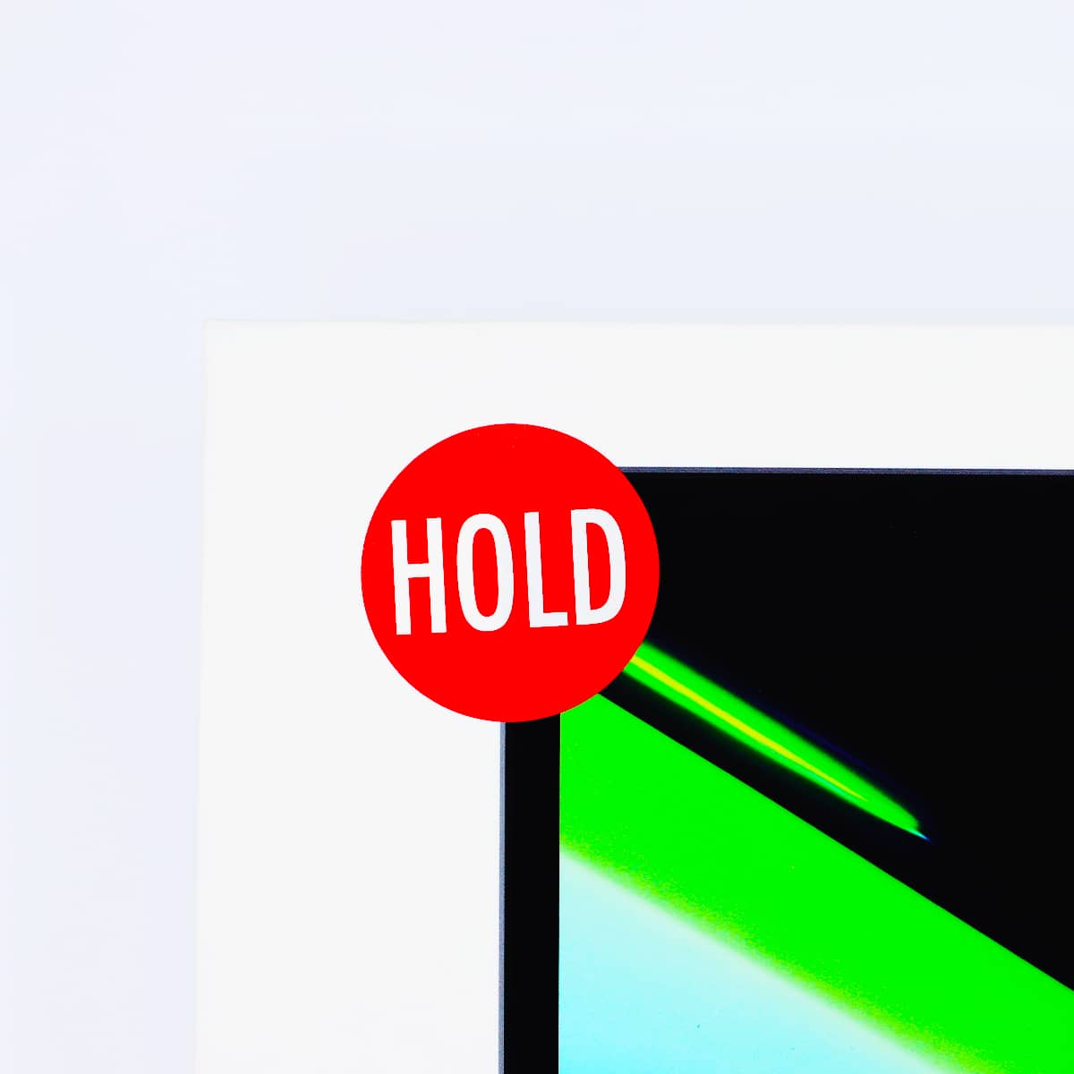 Red HOLD Inventory Warehouse Labels 1.5" Quantity 500