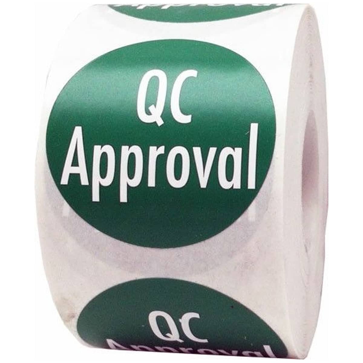 QC Approval Inventory Labels 1.5" Quantity 500 QC Approval Inventory Labels 1.5" Quantity 500