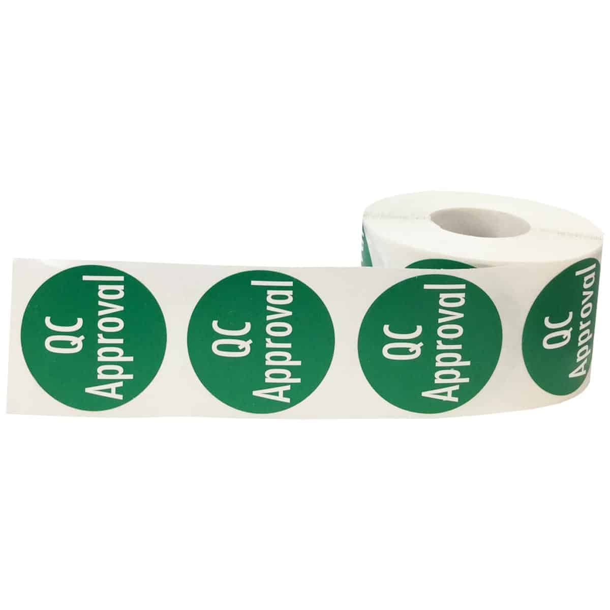 QC Approval Inventory Labels 1.5" Quantity 500 QC Approval Inventory Labels 1.5" Quantity 500