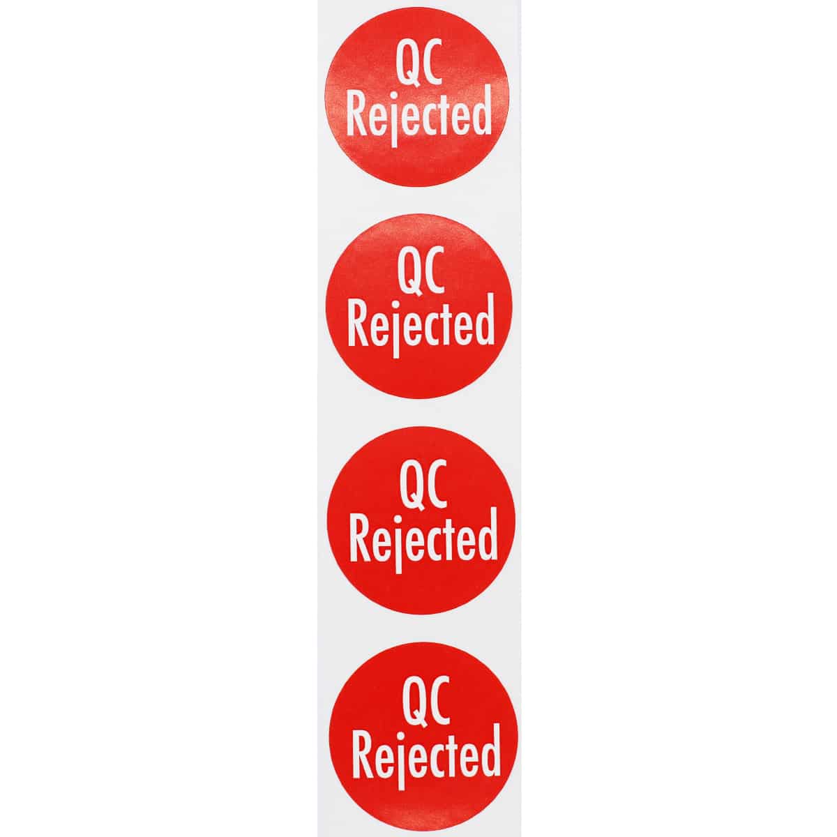 QC Rejected Inventory Labels 1.5" Quantity 500 QC Rejected Inventory Labels 1.5" Quantity 500