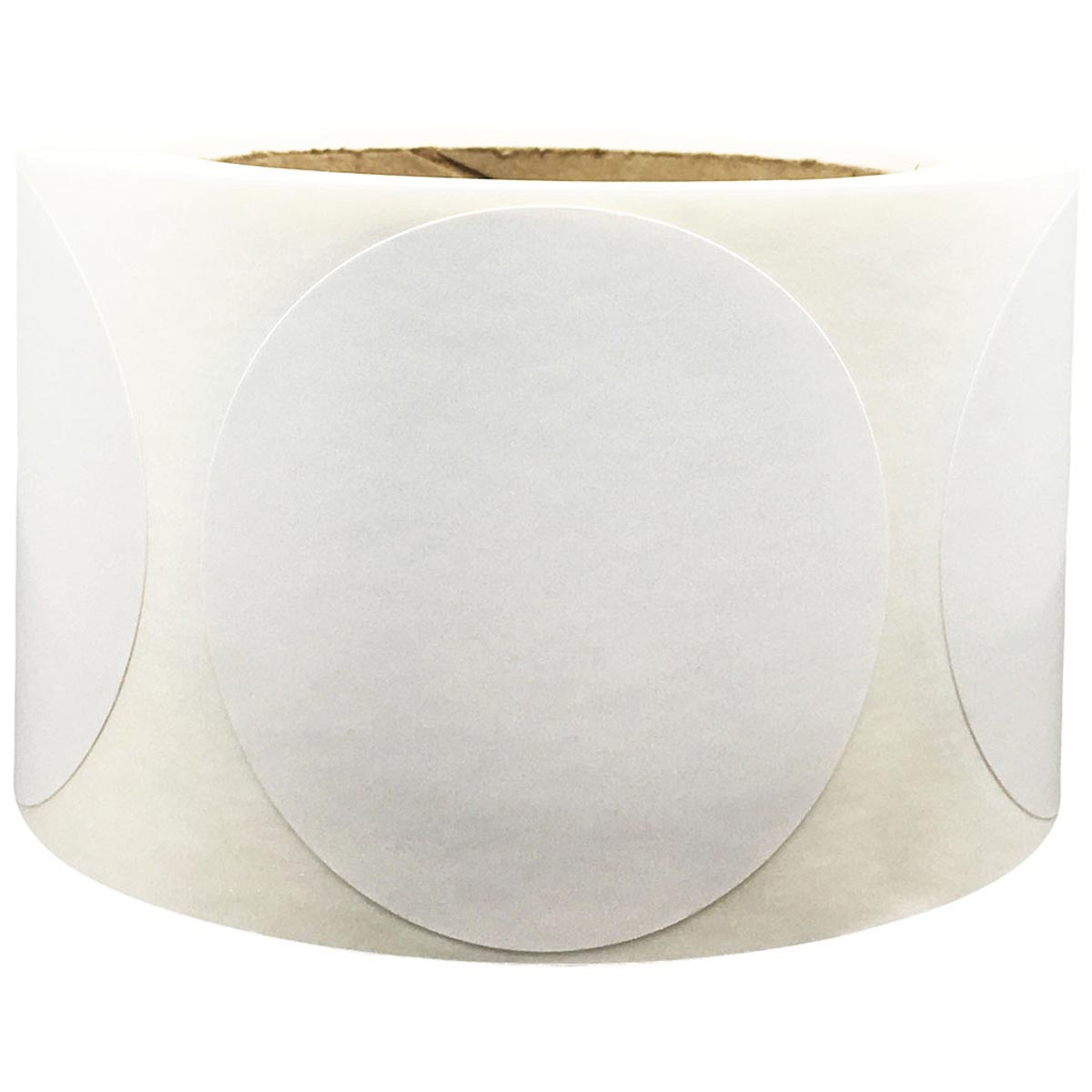 White Stickers 2" Round QTY 500 White Stickers 2" Round QTY 500