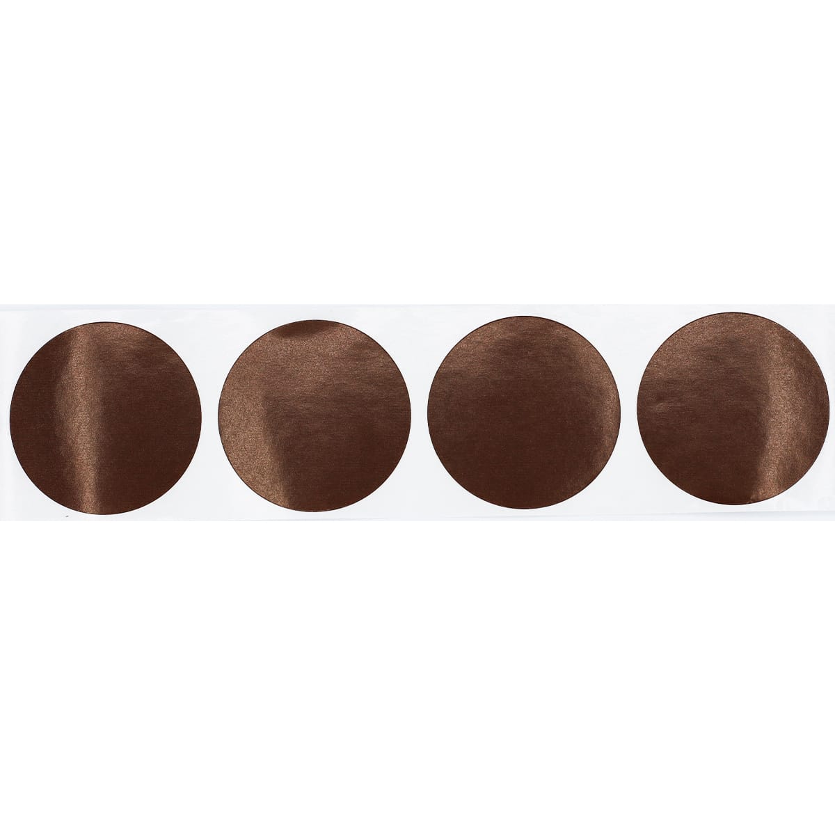 Brown Stickers 2" Round QTY 500