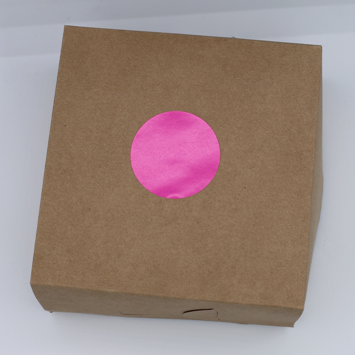 Hot Pink Stickers 2" Round QTY 500