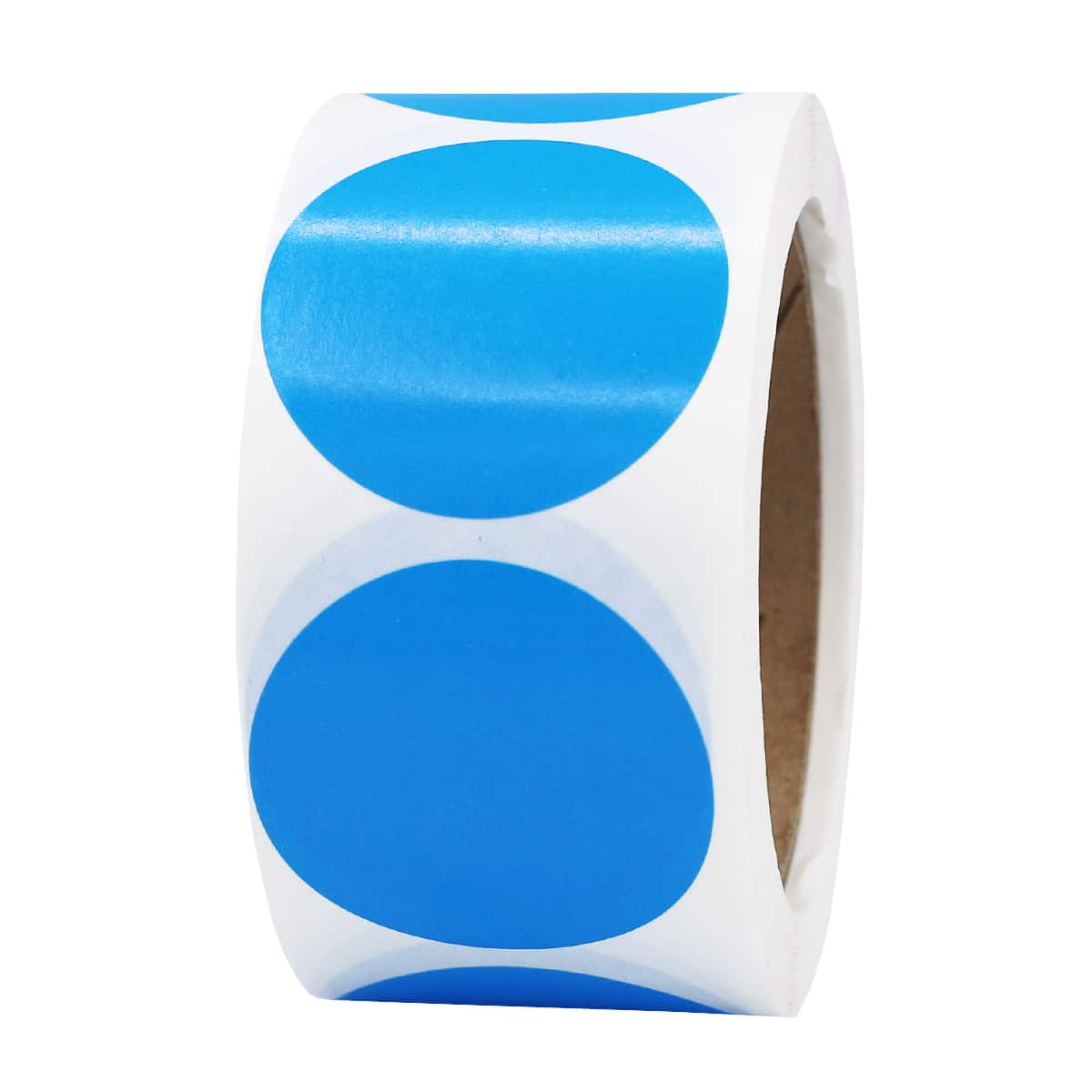 Blue Stickers 2" Round QTY 500