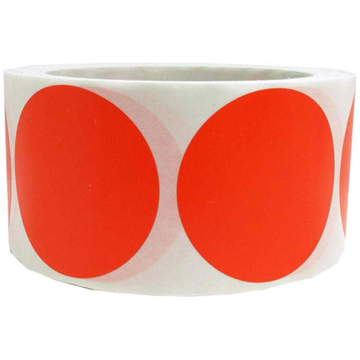 Hot Orange Stickers 2" Round QTY 500 Hot Orange Stickers 2" Round QTY 500