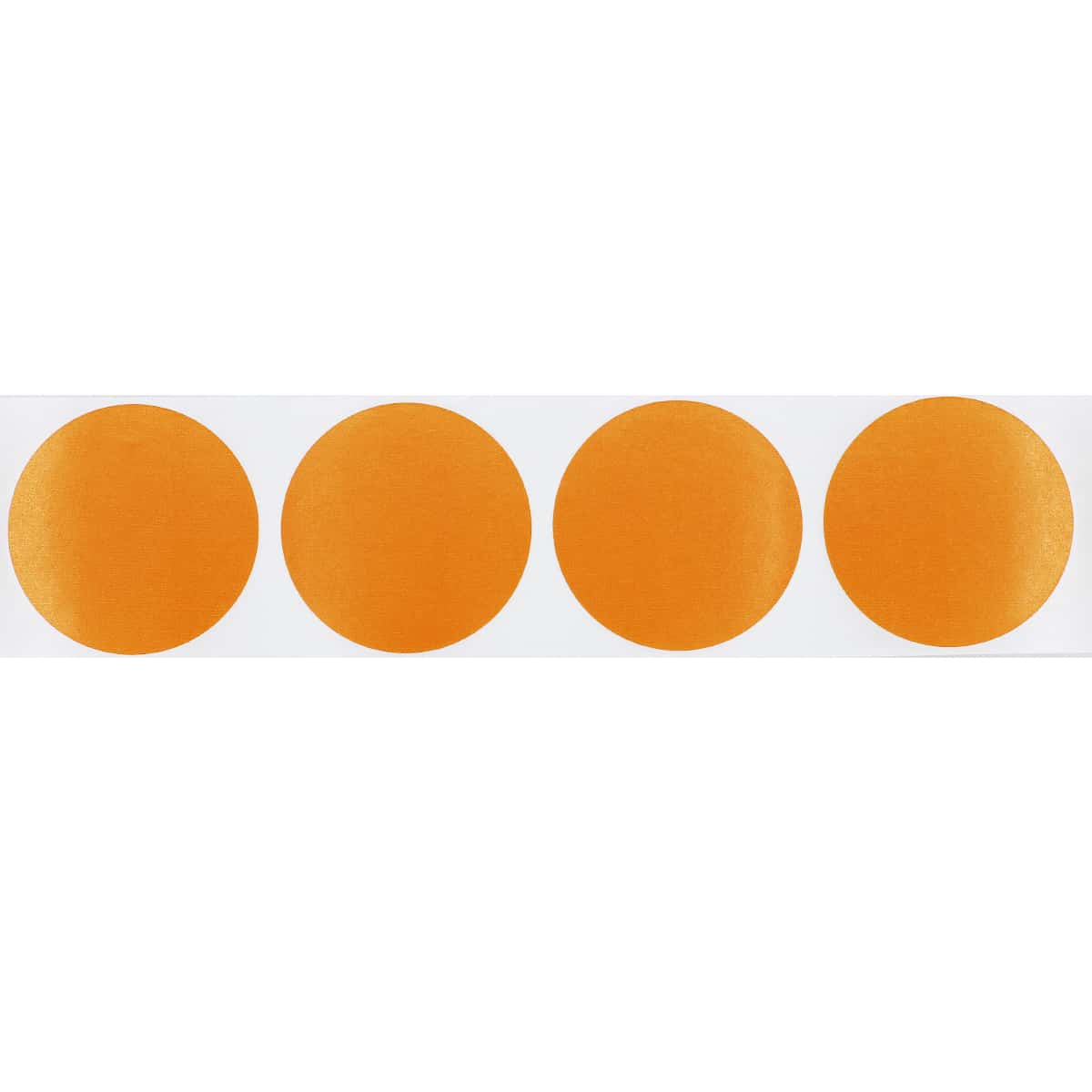 Orange Stickers 2" Round QTY 500