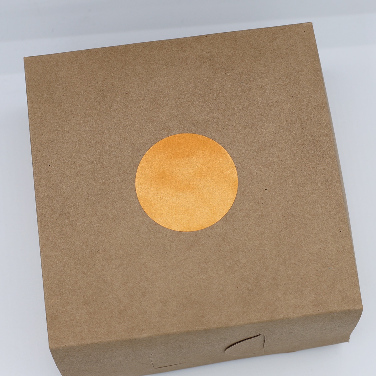 Orange Stickers 2" Round QTY 500