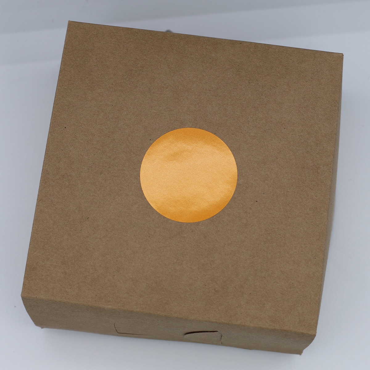 Peach Color Stickers 2" Round QTY 500