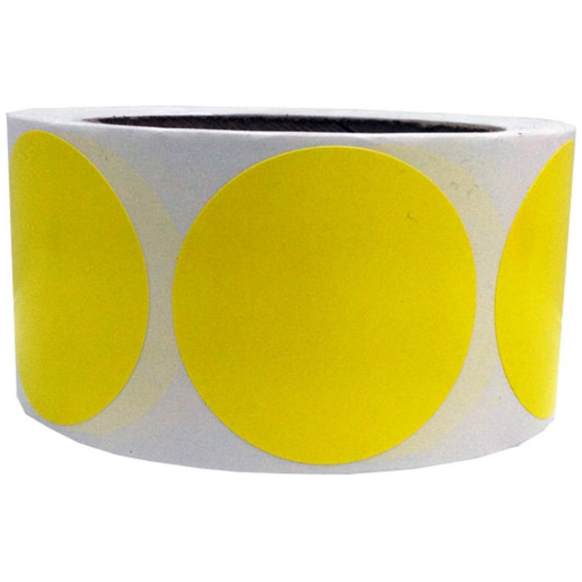Hot Yellow Stickers 2" Round QTY 500 Hot Yellow Stickers 2" Round QTY 500