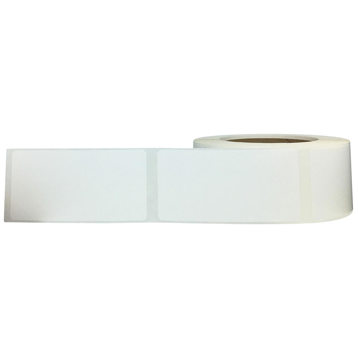 White Labels 2" x 4" Rectangle QTY 500