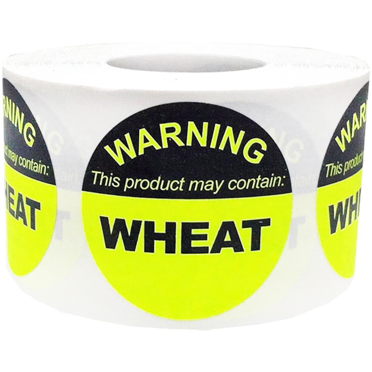 May Contain Wheat Diet Warning Labels QTY 500 May Contain Wheat Diet Warning Labels QTY 500