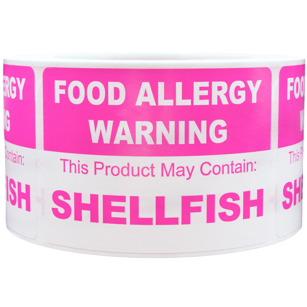 May Contain Shell Fish Food Allergy Warning Labels | 2.5" x 3.5" Rectangle QTY 500 May Contain Shell Fish Food Allergy Warning Labels | 2.5" x 3.5" Rectangle QTY 500
