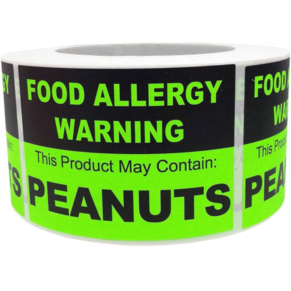 May Contain Peanuts Food Allergy Warning Labels | 2.5" x 3.5" Rectangle Quantity 500 May Contain Peanuts Food Allergy Warning Labels | 2.5" x 3.5" Rectangle Quantity 500