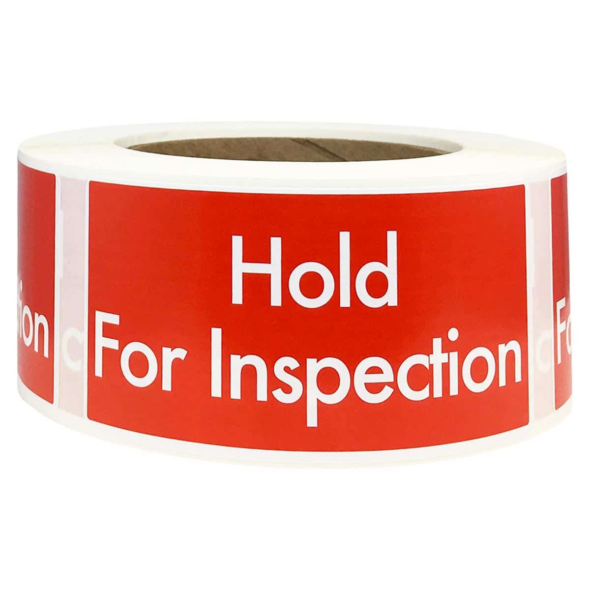 2 x 4" Hold For Inspection Warehouse Labels Quantity 500
