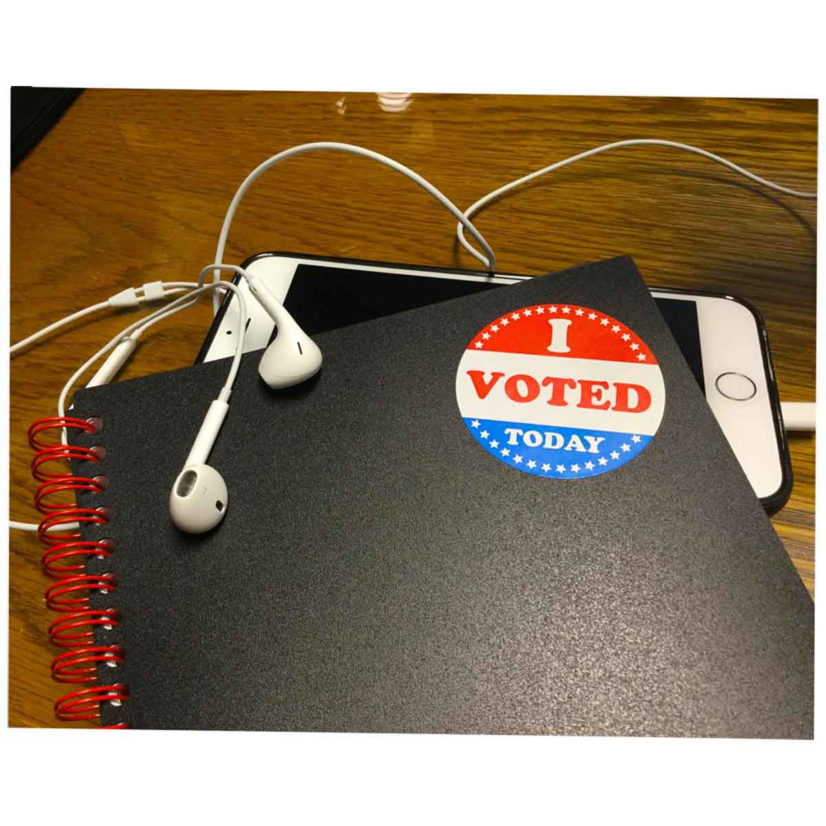 I Voted Stickers with Checkmark Semi-Gloss 2" Quantity 500 I Voted Stickers with Checkmark Semi-Gloss 2" Quantity 500