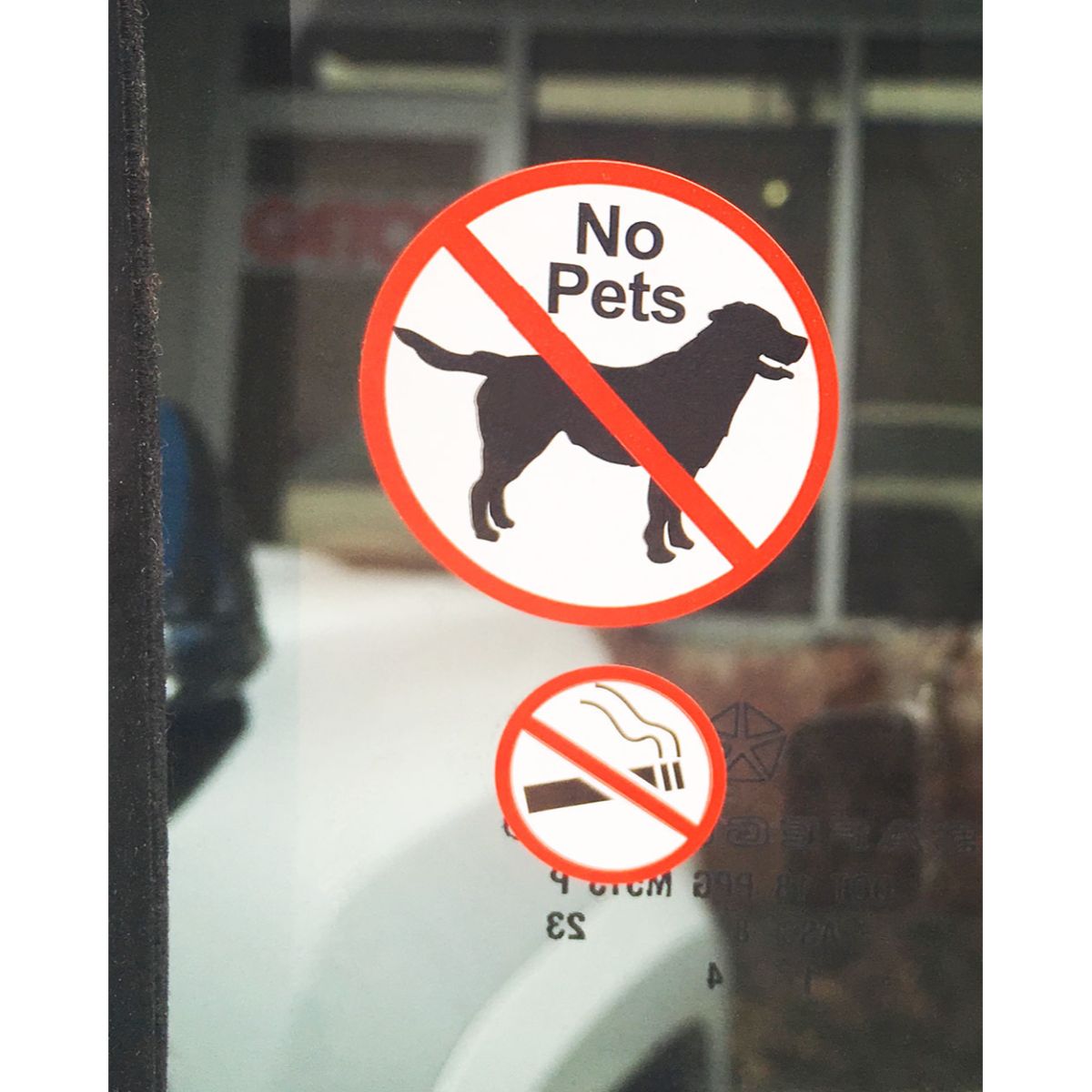 No Smoking Stickers 3/4" Round Quantity 500 No Smoking Stickers 3/4" Round Quantity 500