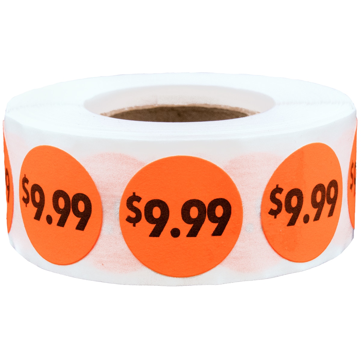 Fluorescent Red $9.99 Pricing Stickers 3/4" Round QTY 500 Fluorescent Red $9.99 Pricing Stickers 3/4" Round QTY 500