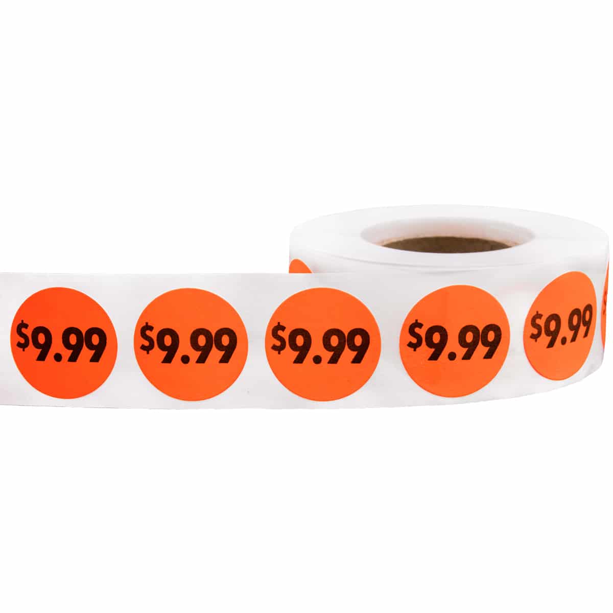 Fluorescent Red $9.99 Pricing Stickers 3/4" Round QTY 500 Fluorescent Red $9.99 Pricing Stickers 3/4" Round QTY 500