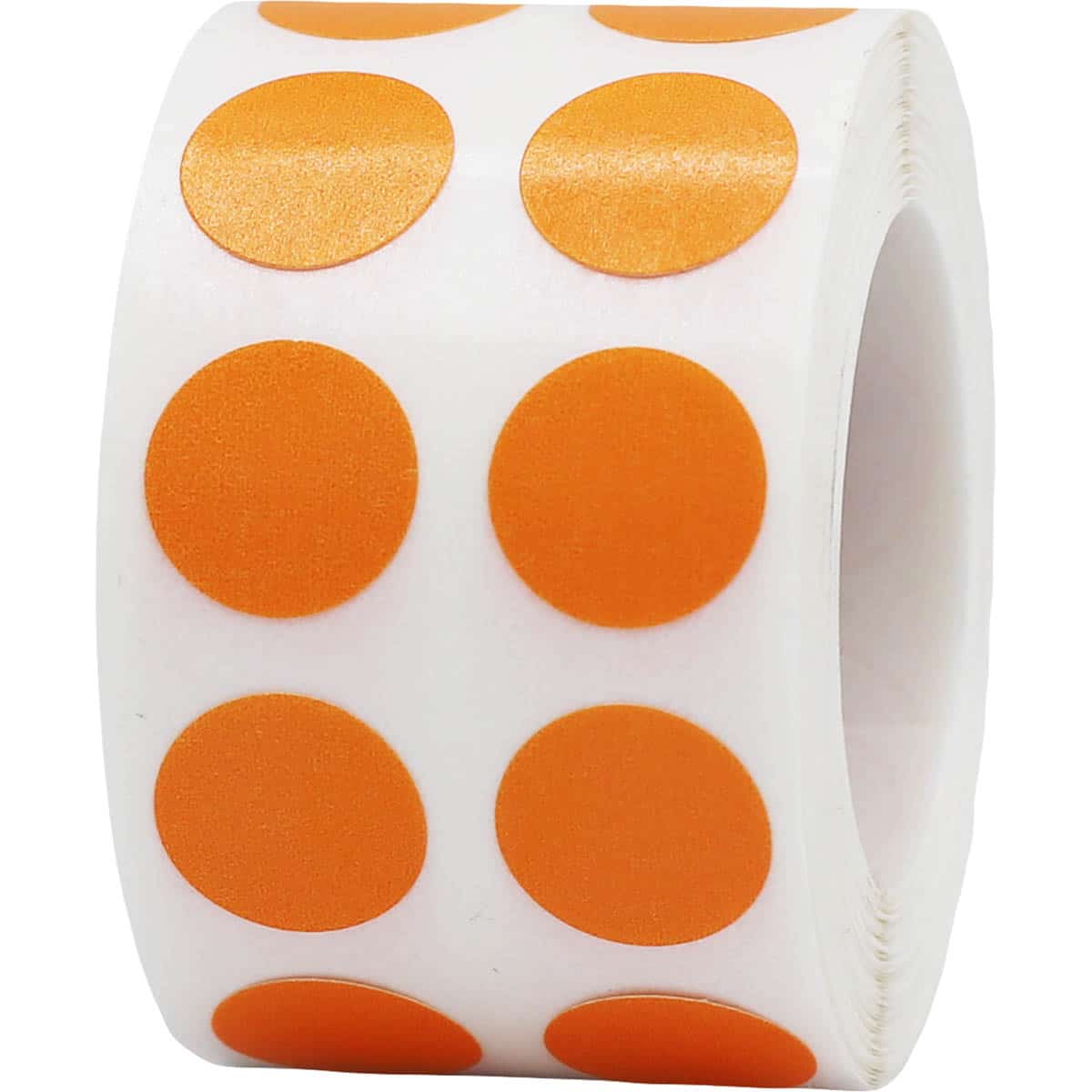 Orange Removable Dot Stickers 1/2" Round QTY 1,000 Orange Removable Dot Stickers 1/2" Round QTY 1,000