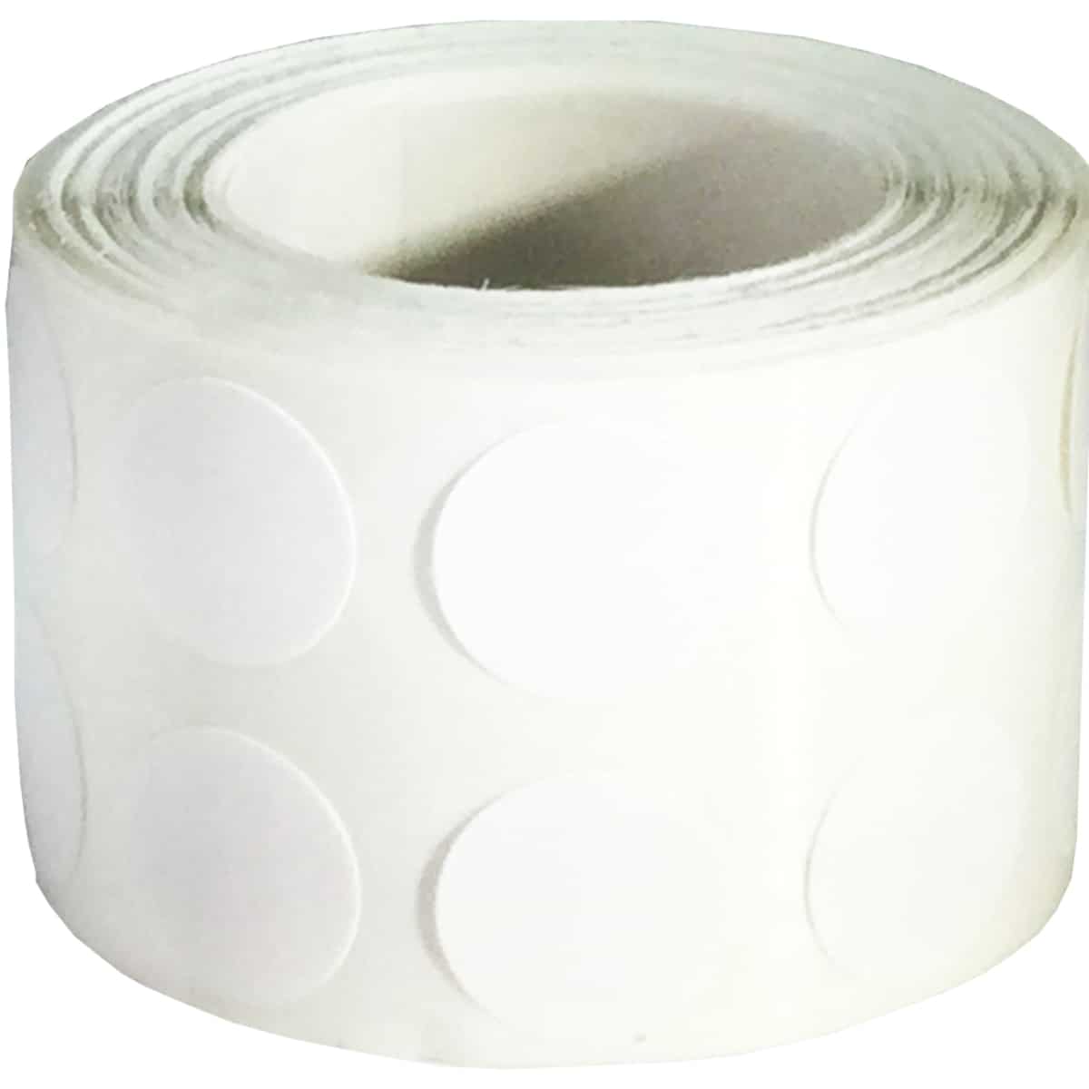 White Removable Dot Stickers 1/2" Round QTY 1,000 White Removable Dot Stickers 1/2" Round QTY 1,000