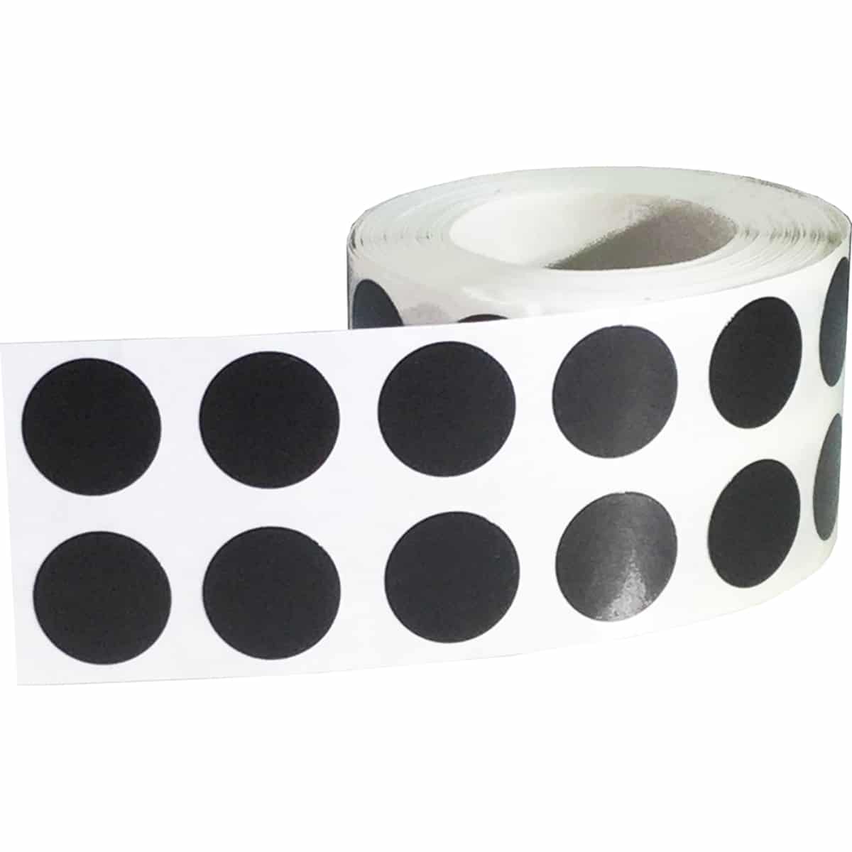 Black Removable Dot Stickers 1/2" Round QTY 1,000 Black Removable Dot Stickers 1/2" Round QTY 1,000