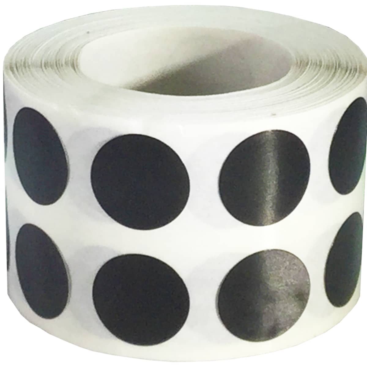 Black Removable Dot Stickers 1/2" Round QTY 1,000 Black Removable Dot Stickers 1/2" Round QTY 1,000