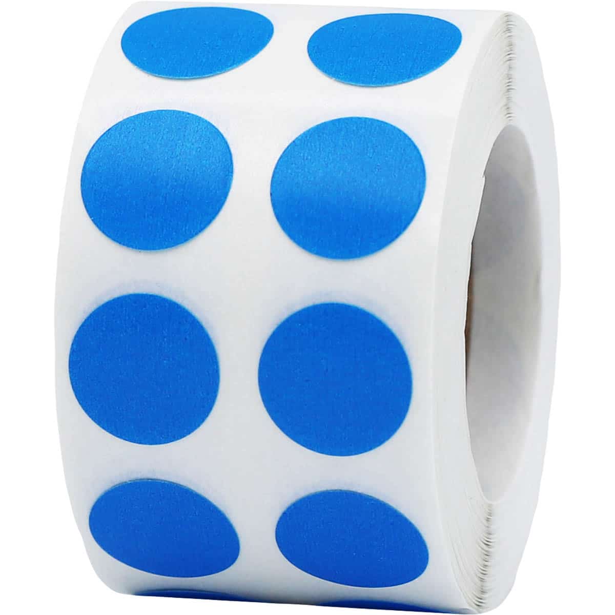 Blue Removable Dot Stickers 1/2" Round QTY 1,000 Blue Removable Dot Stickers 1/2" Round QTY 1,000