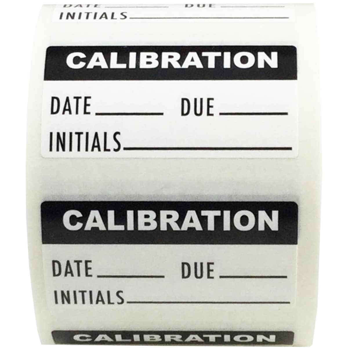 Writable Calibration Stickers Date Due Initials Quantity 500