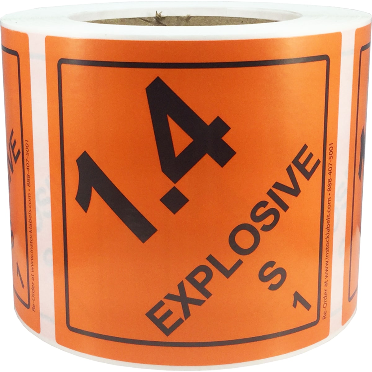 Explosive Class 1.4 S Hazmat DOT Labels Quantity 500 Explosive Class 1.4 S Hazmat DOT Labels Quantity 500