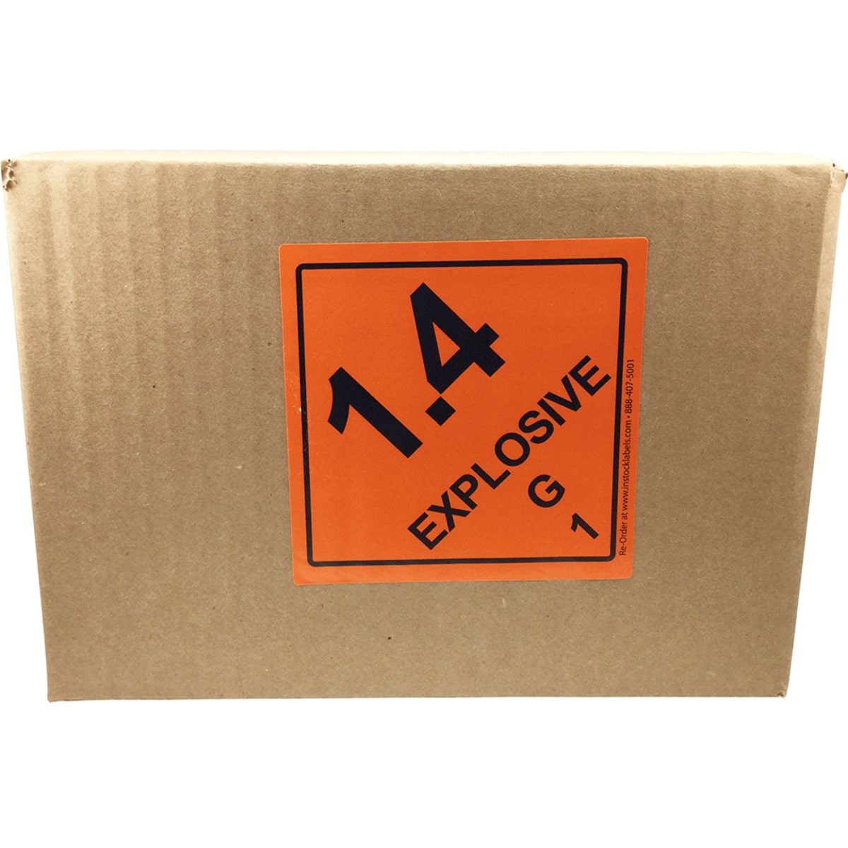 Hazmat DOT Labels Explosive Class 1.4 G Quantity 500