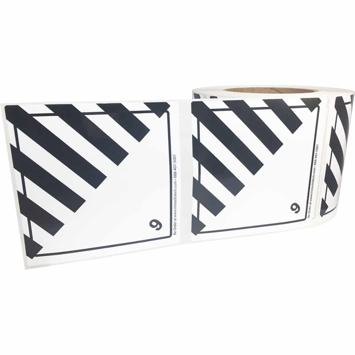 DOT Miscellaneous Dangerous Goods Labels Hazard Class 9 Quantity 500