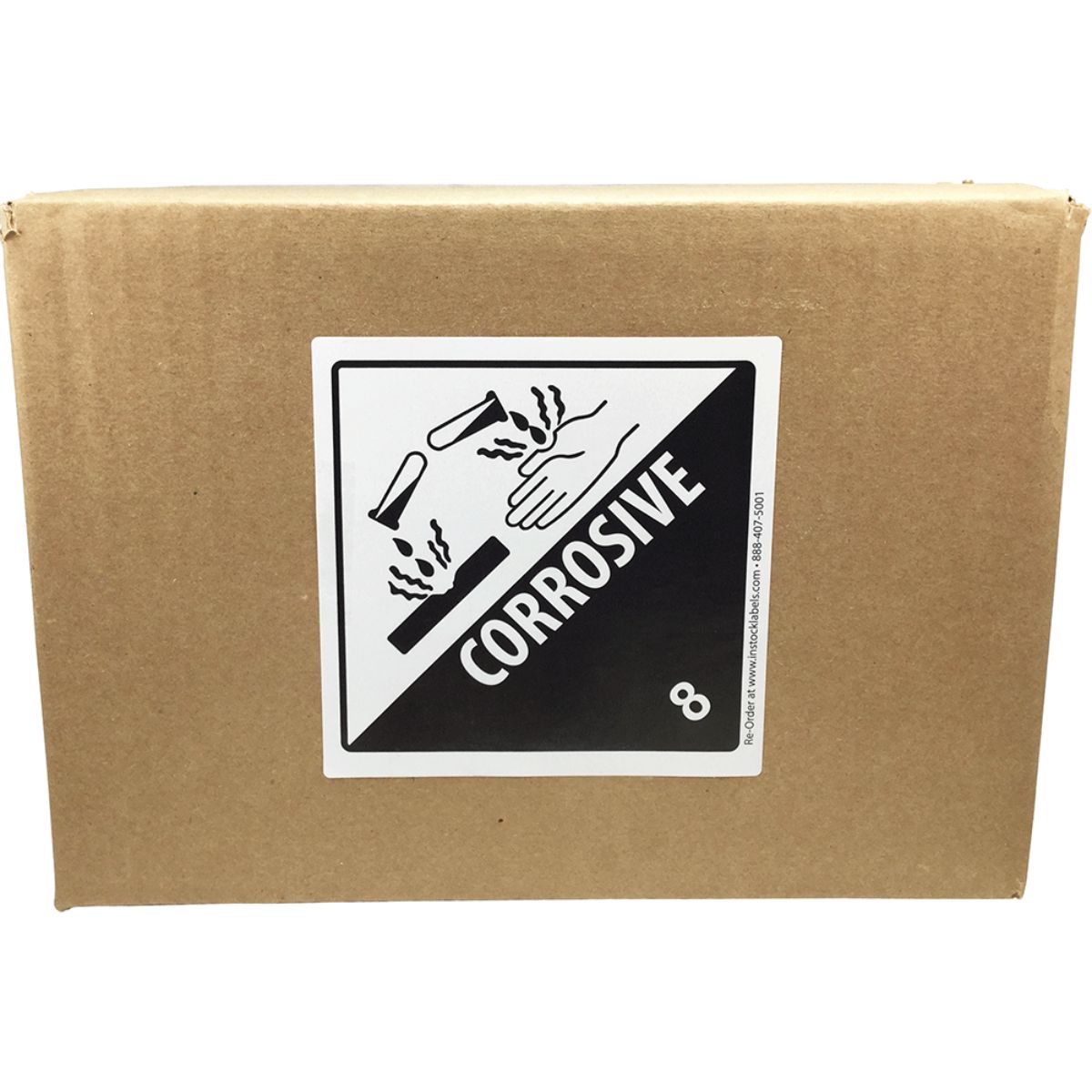DOT Corrosive Hazard Labels Class 8 Quantity 500 DOT Corrosive Hazard Labels Class 8 Quantity 500