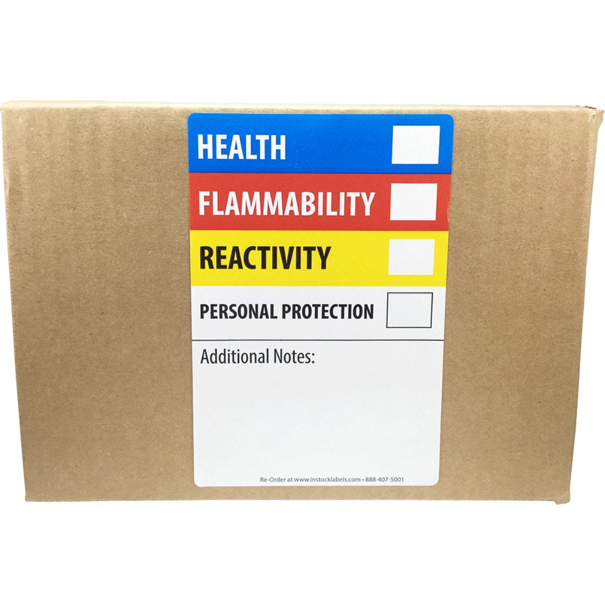 DOT Health Flammability Reactivity Identification Warning Labels Quantity 500