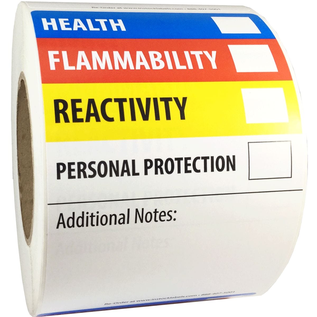 DOT Health Flammability Reactivity Identification Warning Labels Quantity 500
