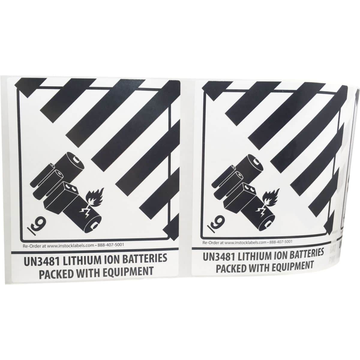 Lithium Ion Batteries Packed With Equipment UN3481 Hazard Class 9 Quantity 500 Lithium Ion Batteries Packed With Equipment UN3481 Hazard Class 9 Quantity 500