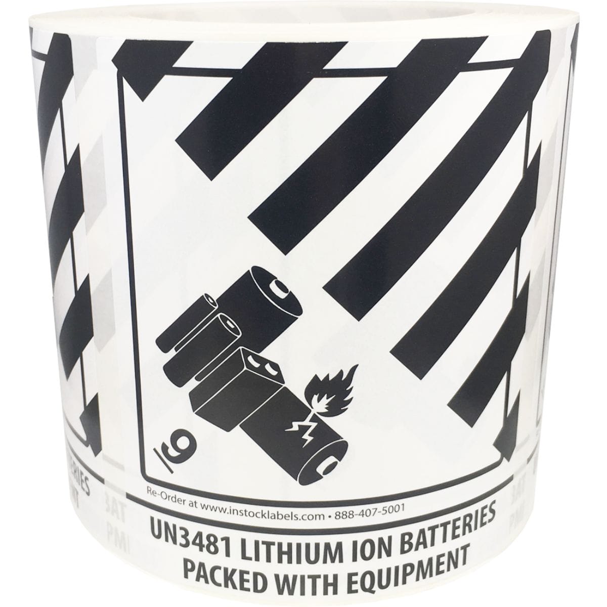 Lithium Ion Batteries Packed With Equipment UN3481 Hazard Class 9 Quantity 500 Lithium Ion Batteries Packed With Equipment UN3481 Hazard Class 9 Quantity 500