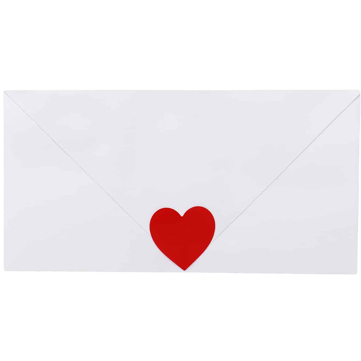 Red Heart Stickers 1" QTY 500