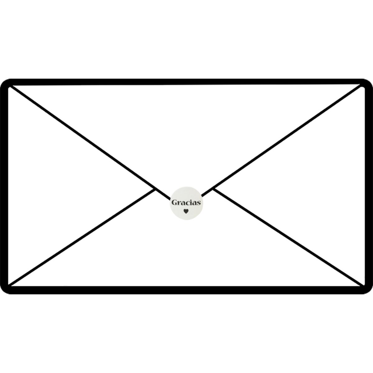 Spanish Gracias/Thank You Stickers White 1" QTY 500 Spanish Gracias/Thank You Stickers White 1" QTY 500