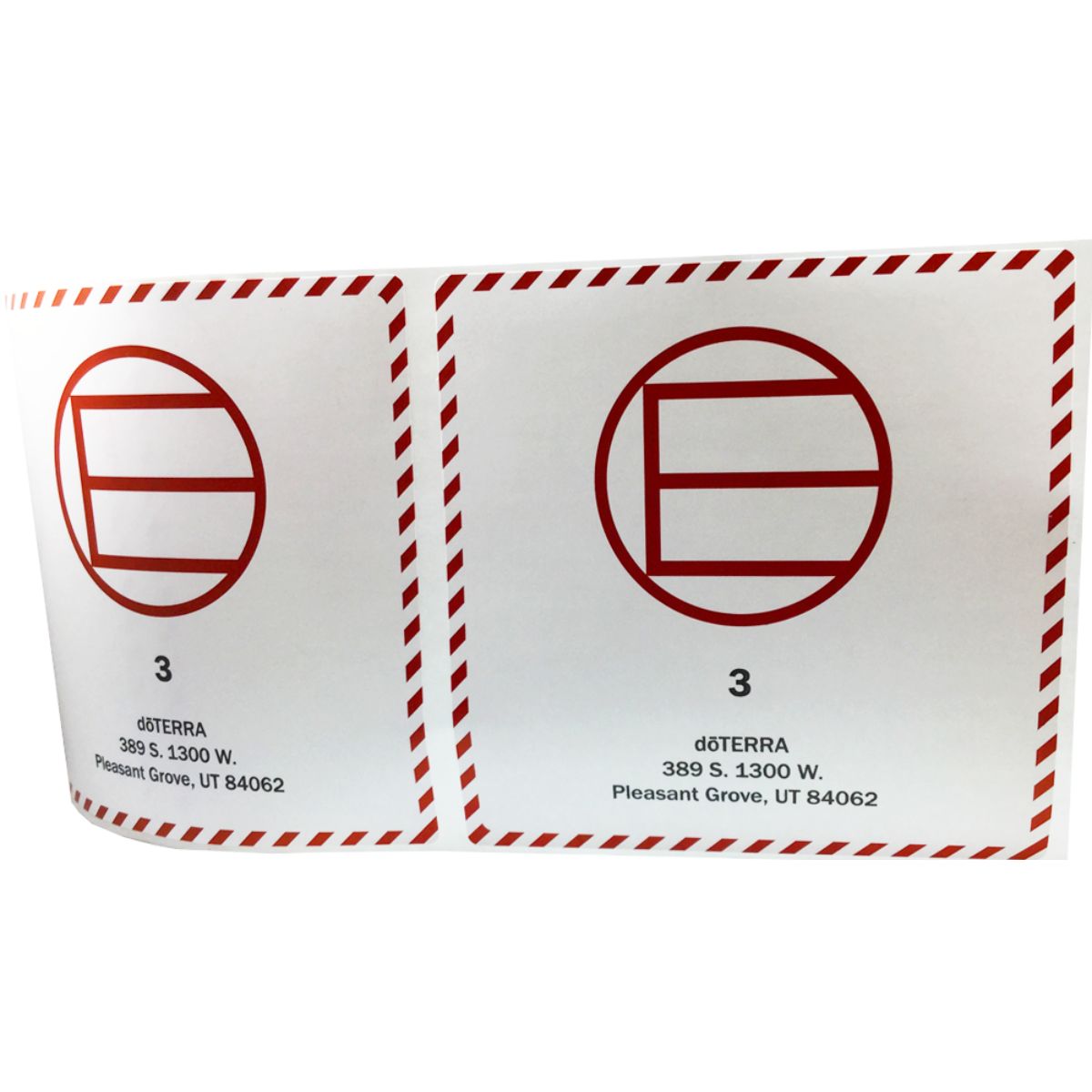 Dangerous Goods in Excepted Quantities Direct Thermal Labels QTY 500 Dangerous Goods in Excepted Quantities Direct Thermal Labels QTY 500