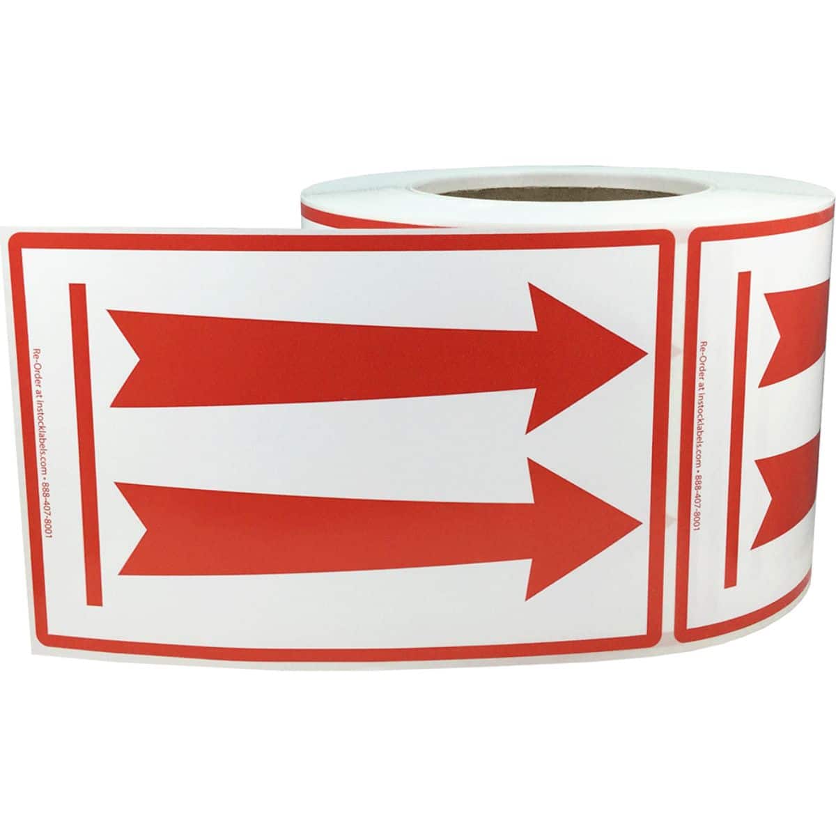 Air Specialty Up Red Arrow Labels 4 x 6 Quantity 500