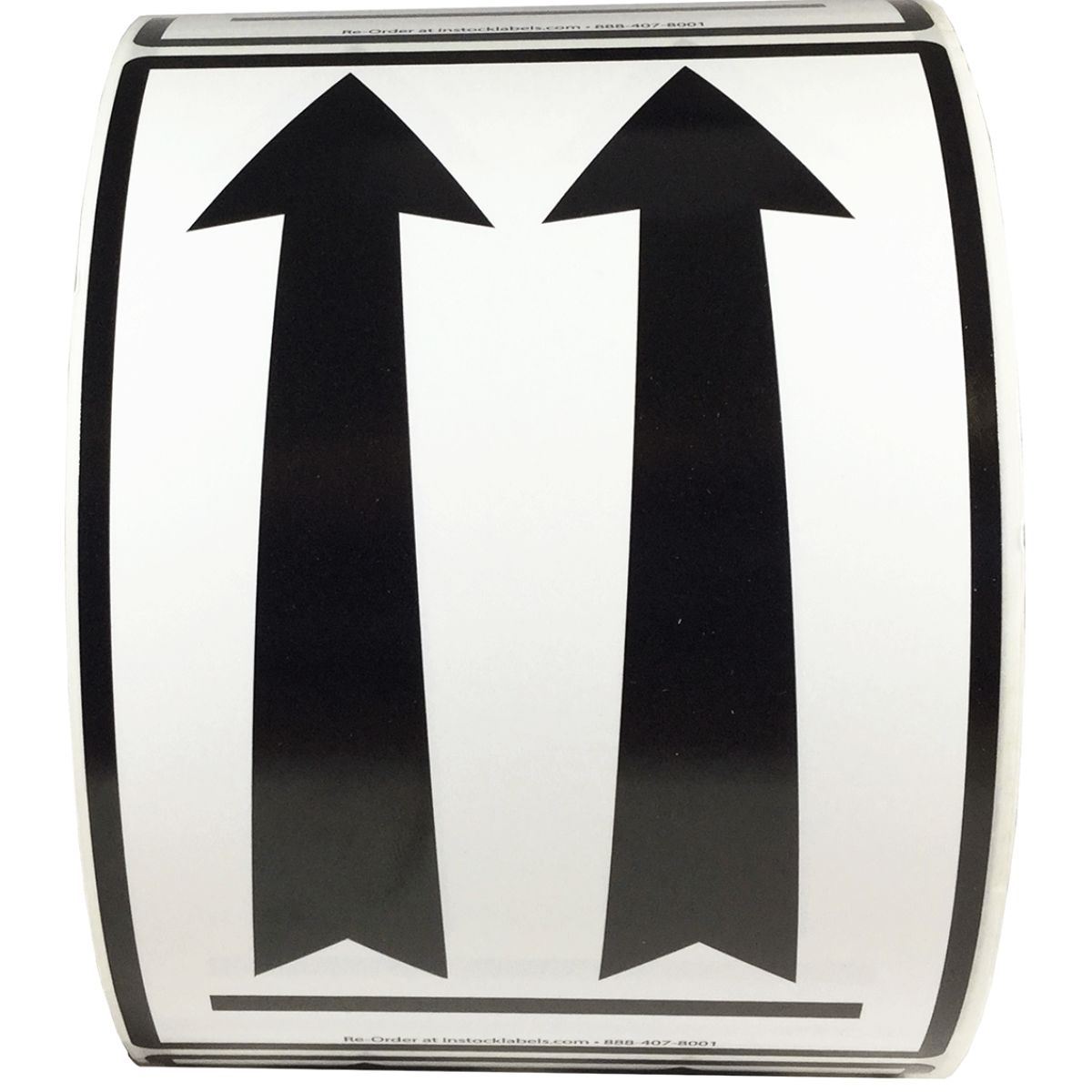 Air Specialty Up Black Arrow Labels 4 x 6 Quantity 500