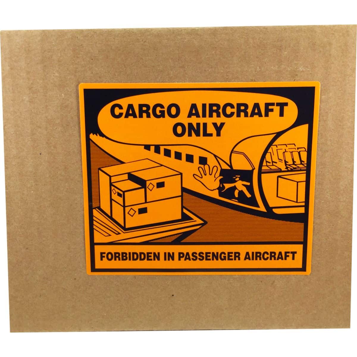 Cargo Aircraft Only Warning Labels Quantity 500 Cargo Aircraft Only Warning Labels Quantity 500