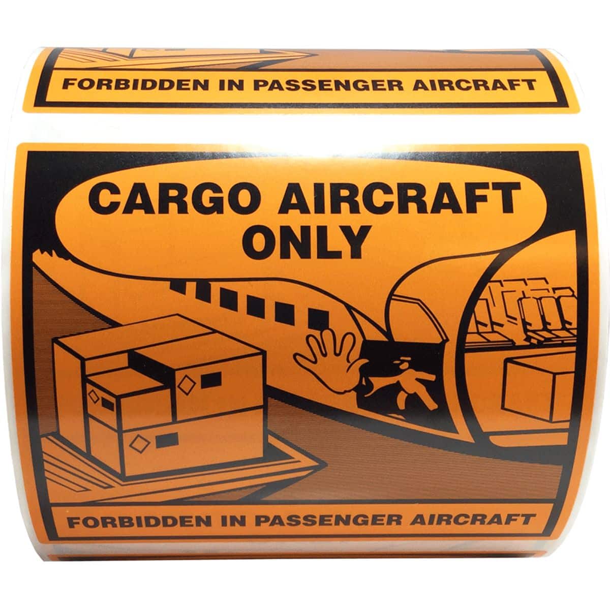 Cargo Aircraft Only Warning Labels Quantity 500 Cargo Aircraft Only Warning Labels Quantity 500