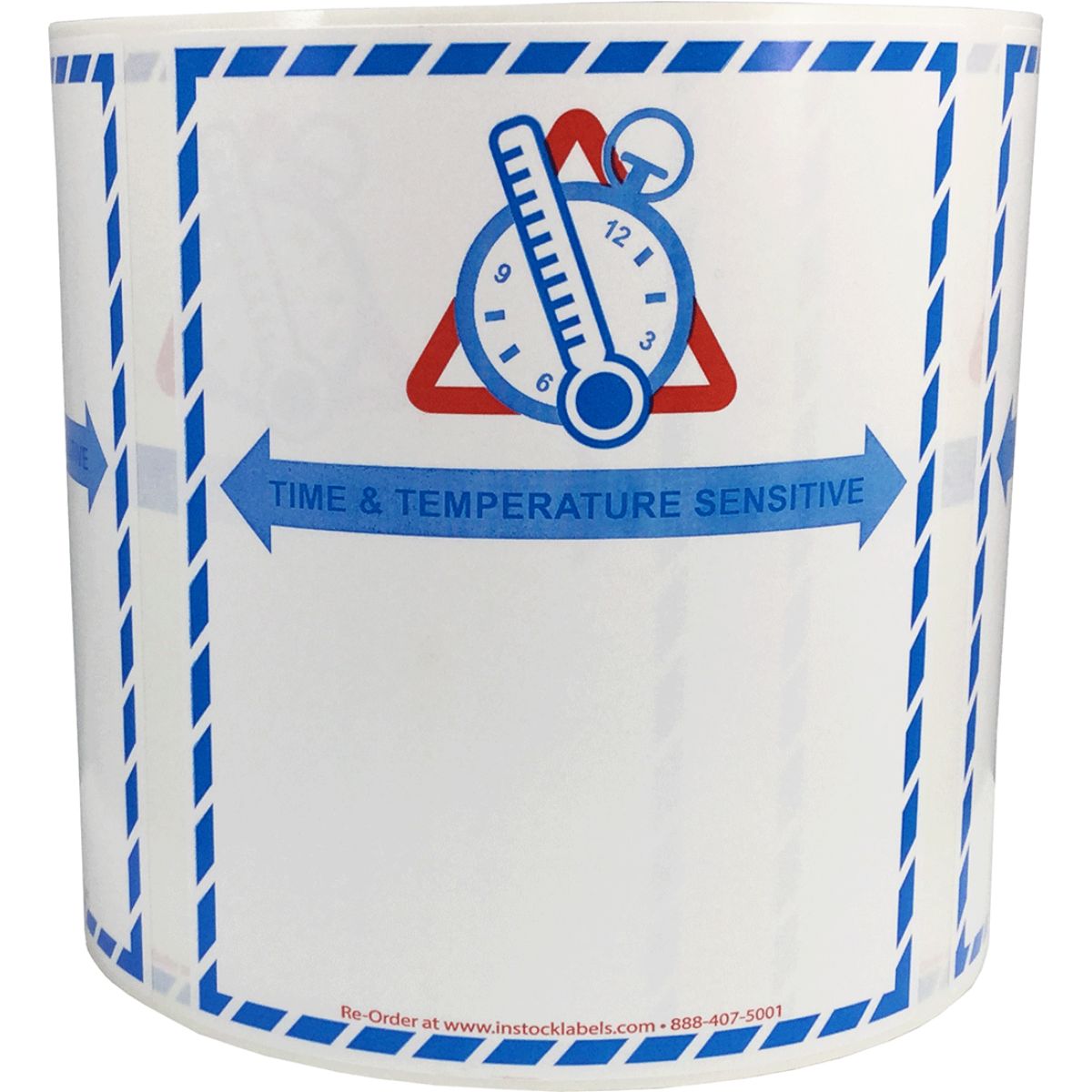 Time and Temperature Sensitive Labels Quantity 500
