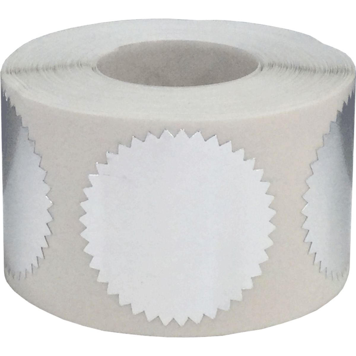 Silver Metallic Label Seals 1.5" Round QTY 500