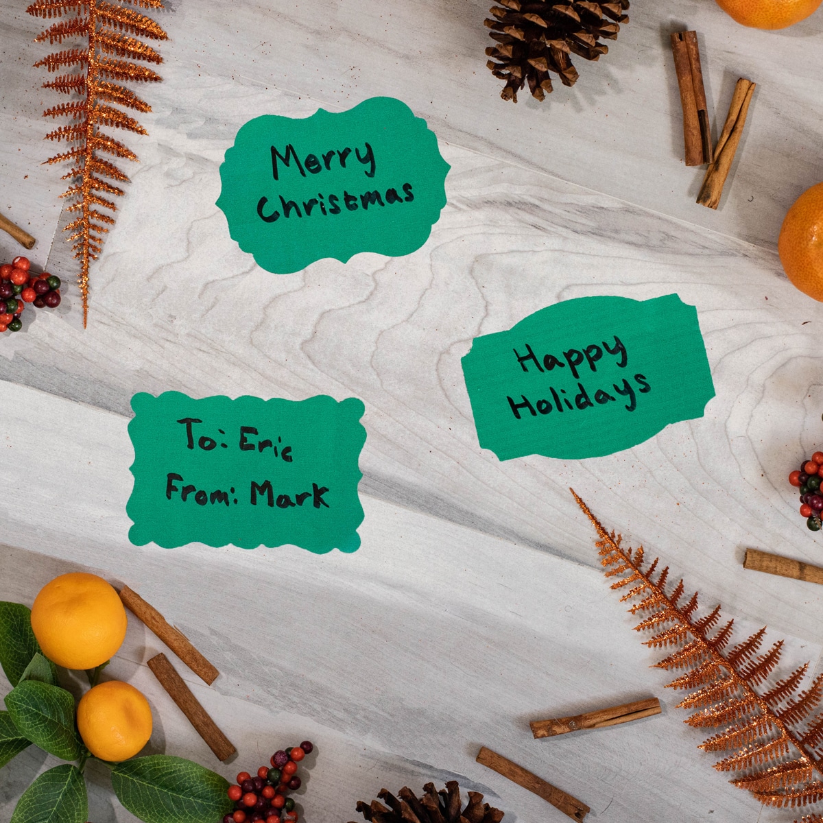 Green Gift Tags for Holiday Gift Wrapping QTY 100 Green Gift Tags for Holiday Gift Wrapping QTY 100